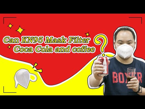 Does KN95 Disposable Face Mask Filter Coca Cola, Coffee and Water ? | Cyrusher Sports