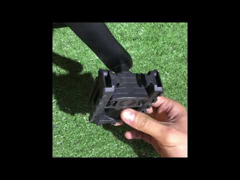 How to fold the foldable pedal