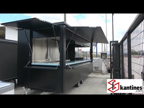 Food trailer – Ρυμουλκούμενη καντίνα καφέ μπαρ magda