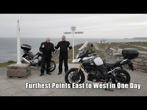 Furthest Points East to West – Ness Point to Land’s End by Motorbike in One Day