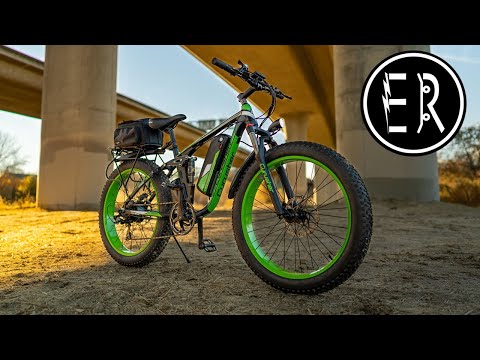 Cyrusher XF800 review: 750 WATT, FULL SUSPENSION fat tire electric mountain bike