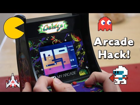 How-to Hack Galaga into Pac-Man and more! | 6 Game Mini Arcade Machine Mod